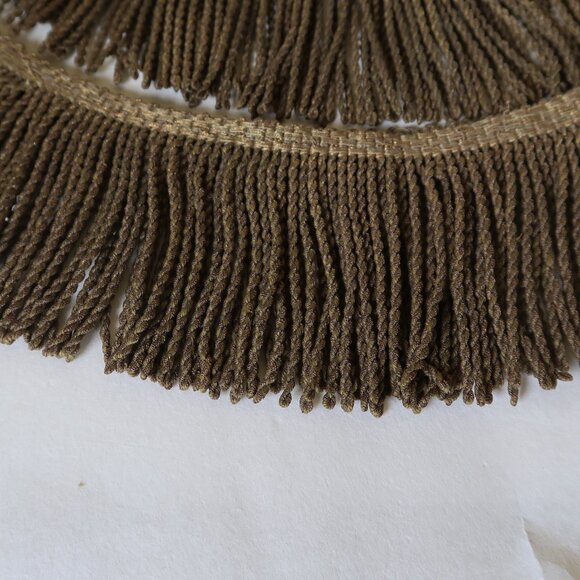 Late 1800s GOLD Metallic Bouillon Fringe Trim Over 2 yards - Picture 3 of 4